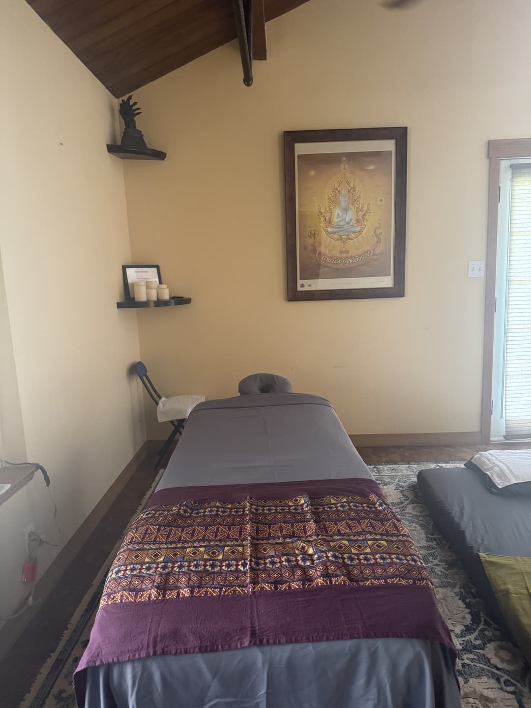 Image of a massage table